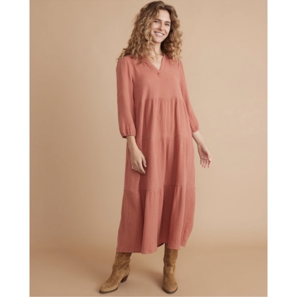 Marine Layer Dresses & Skirts - Marine Layer Annabella Maxi Dress in Rosewood. Size: Large